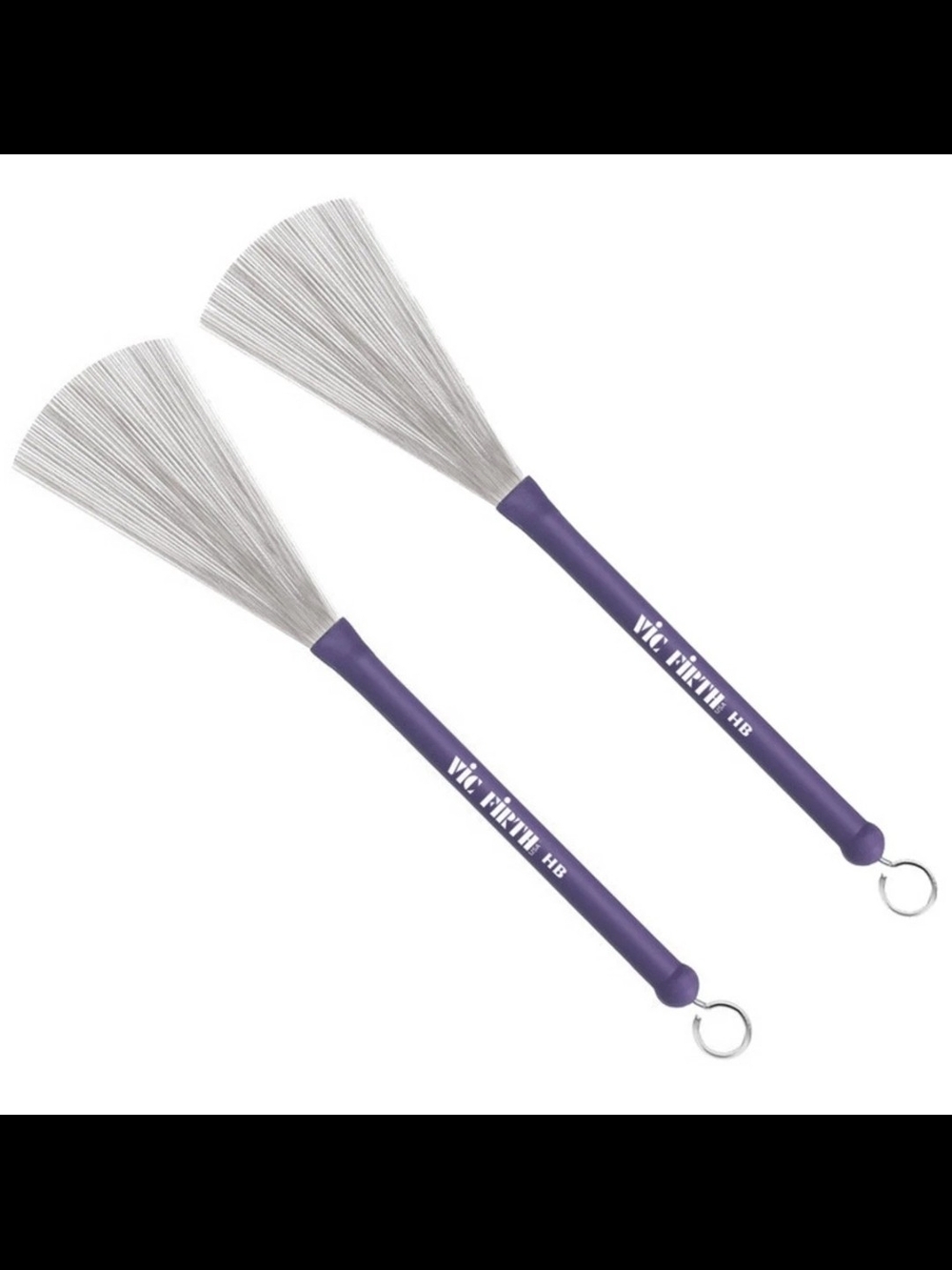 Vic Firth Heritage Brushes Retractable  Wire Drum Sticks Percussion Purple NEW